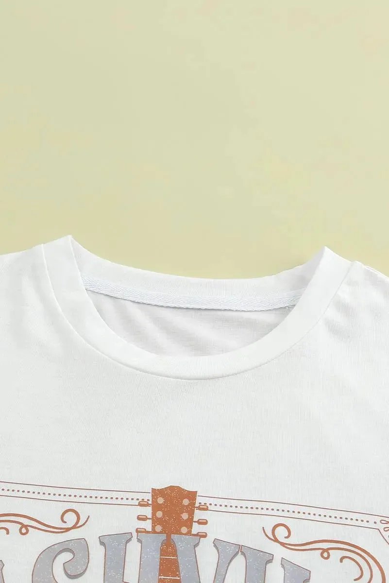 Get the Best Nashville Graphic Printed Short Sleeve Tee for Ladies Today