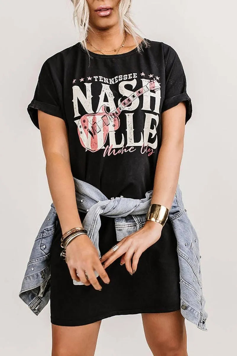 Get the Latest Nashville Music Festival Trending T-Shirt Dress Jewelry Bubble