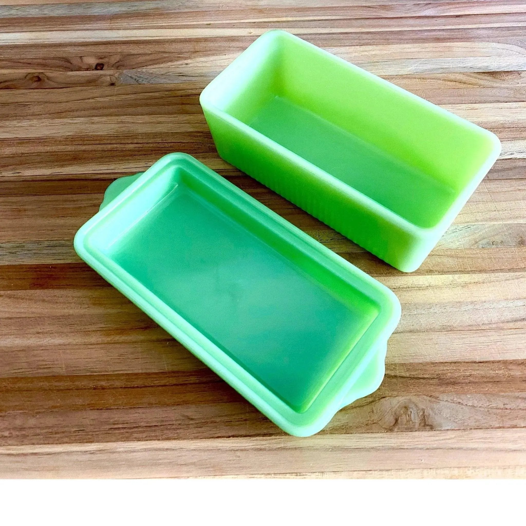 Glass Collectibles: McKee Jadeite Covered Butter Dish