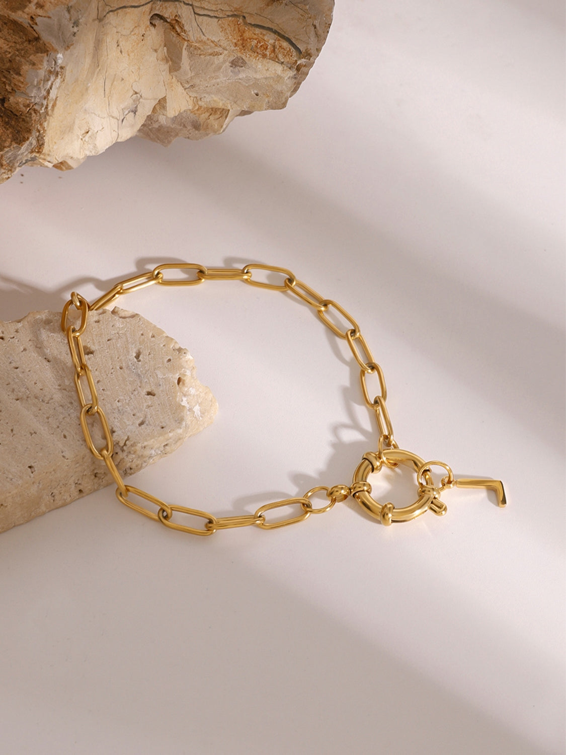 Gold Plated Letter L Bracelet: Style with a Personal Touch Jewelry Bubble