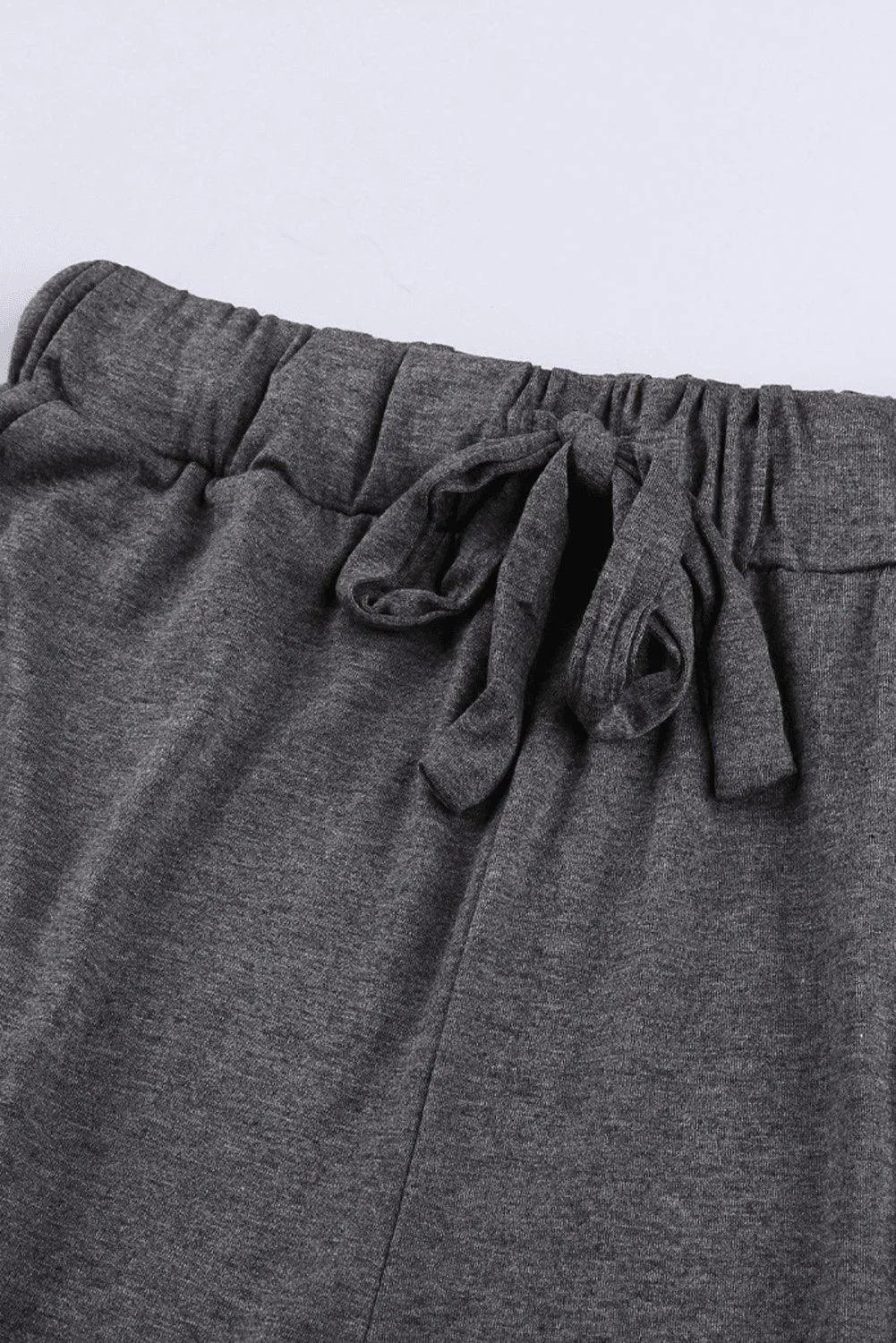 Gray Drawstring Lounge Pants Jewelry Bubble