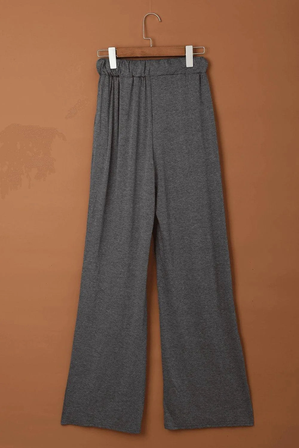 Gray Drawstring Lounge Pants Jewelry Bubble