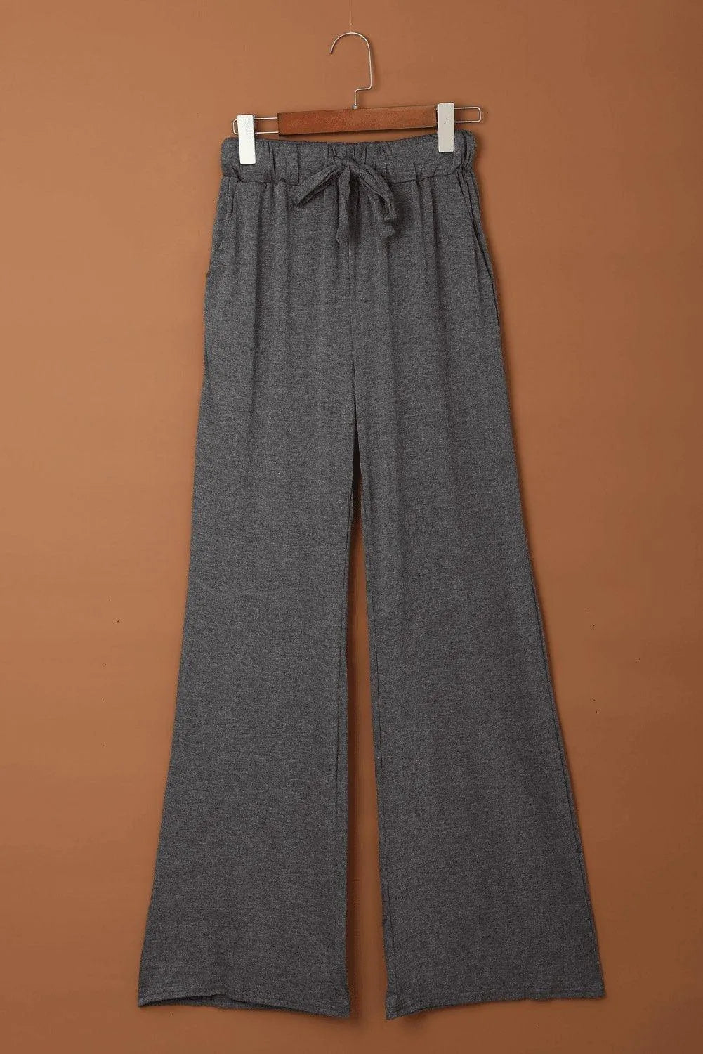 Gray Drawstring Lounge Pants Jewelry Bubble