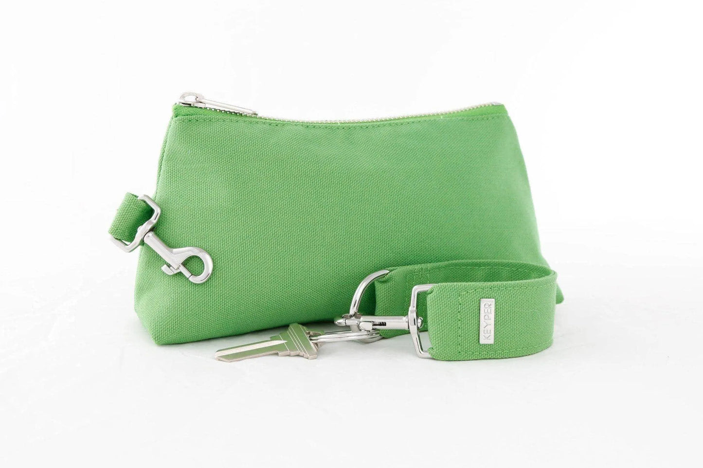 Green Canvas 2-Piece Wristlet Set Jewelry Bubble