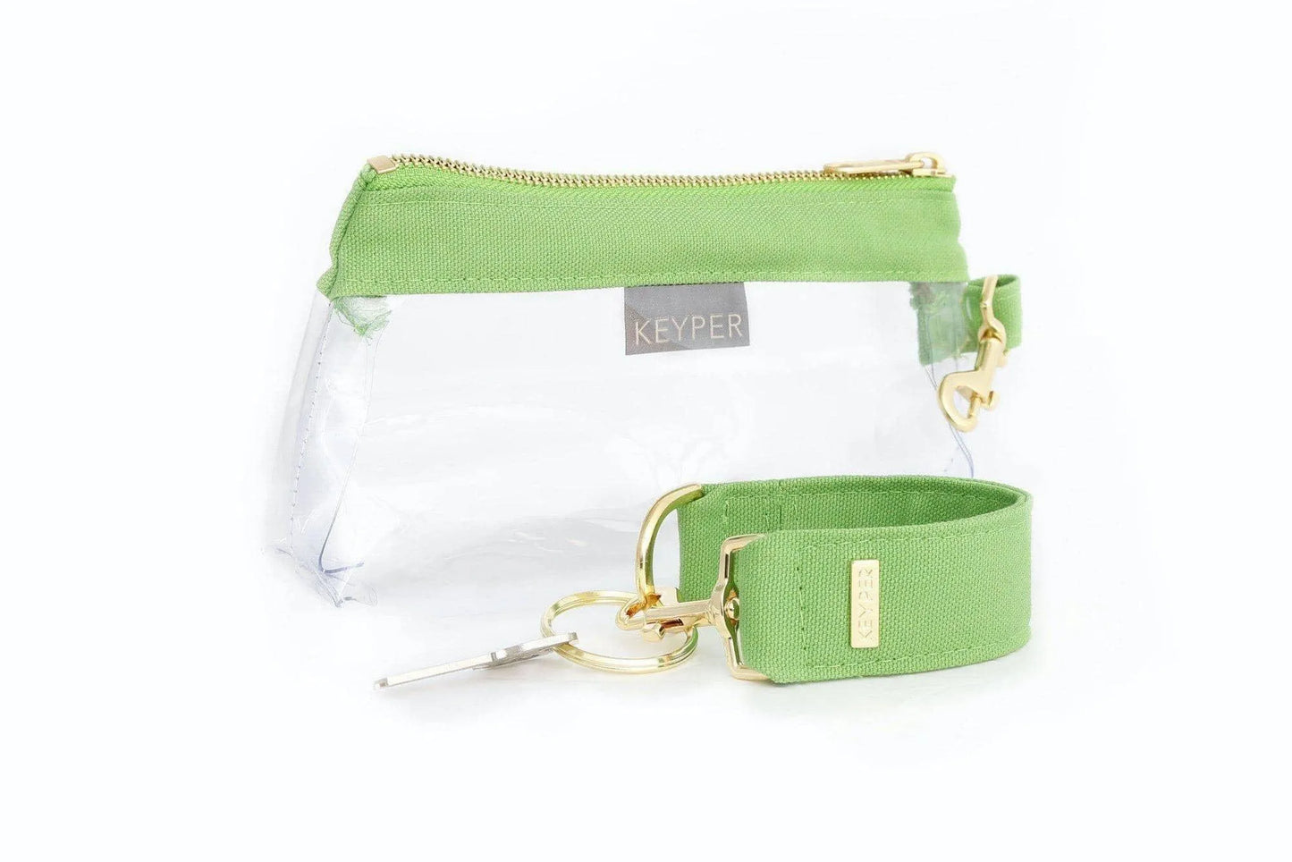 Green Canvas 2-Piece Wristlet Set Jewelry Bubble