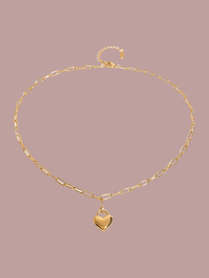 Heart Charm Chain Necklace: A Statement Piece for Every Occasion Jewelry Bubble