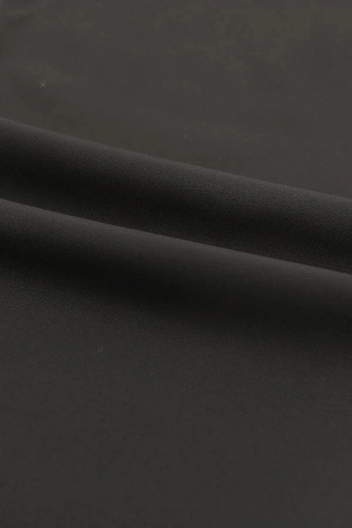 High Waist Front Tie Flared Pants Black