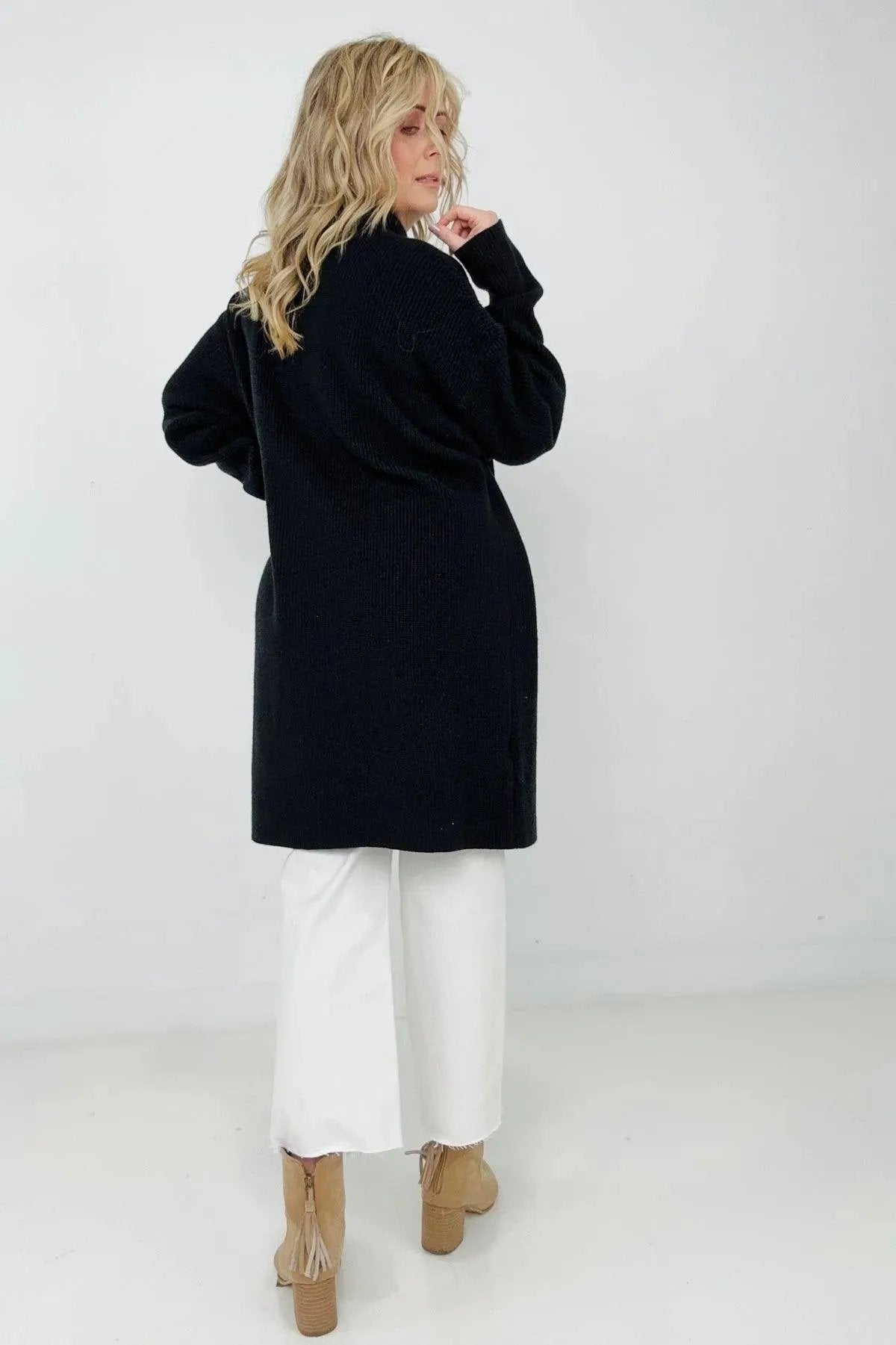 High Waist Wide Leg White Cropped Jeans