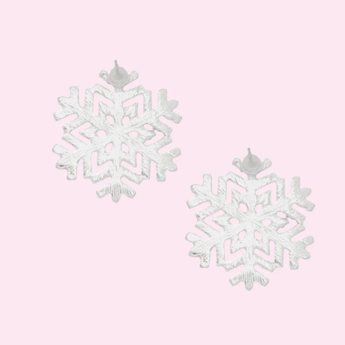 Holiday Sparkle Snowflake Earrings - Festive Jewelry for the Season