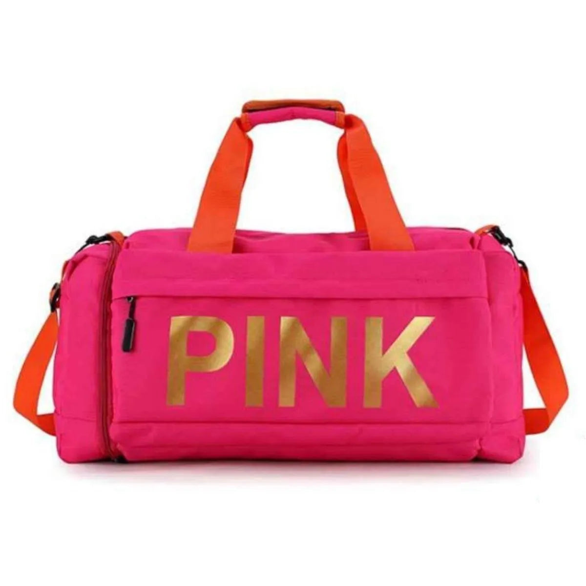 Hot Pink Everyday Duffel Bag Jewelry Bubble