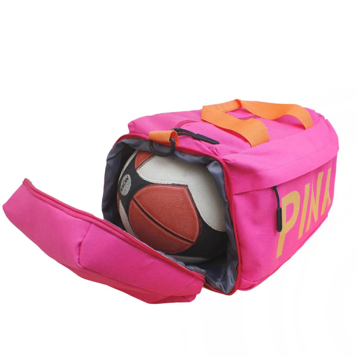 Hot Pink Everyday Duffel Bag Jewelry Bubble