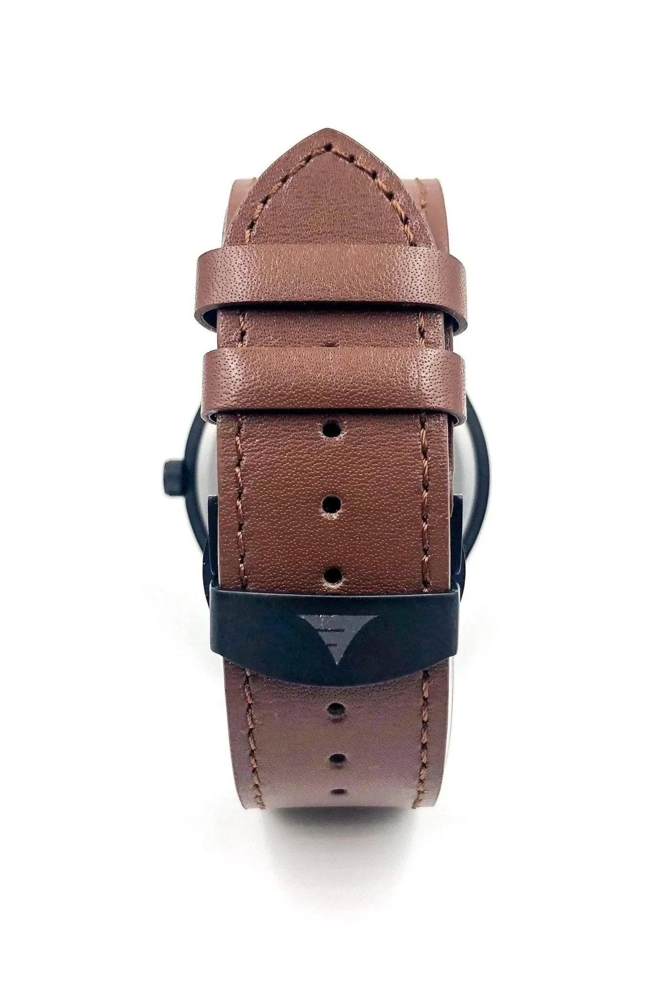 Inverness Zebrawood Brown Leather Men's Watch