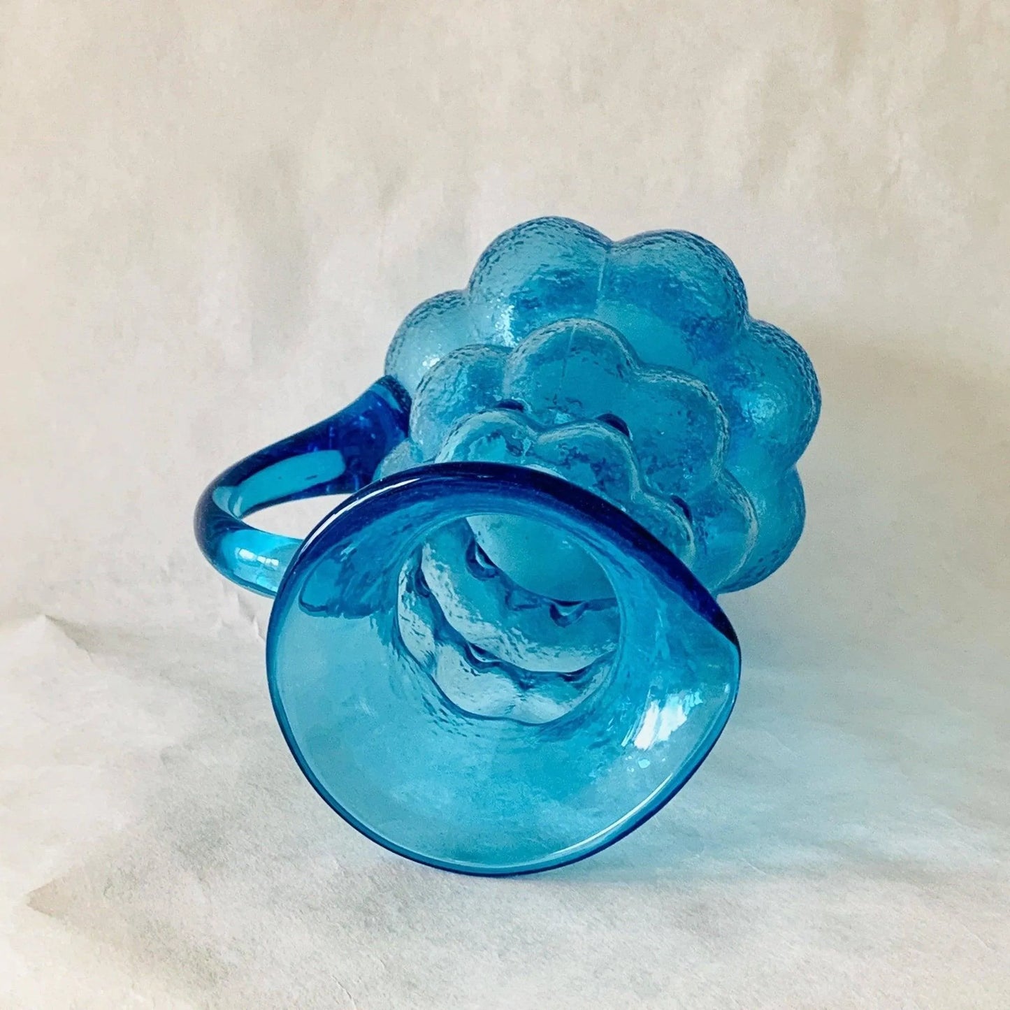 Kanawha Blue Glass Pitcher Jewelry Bubble