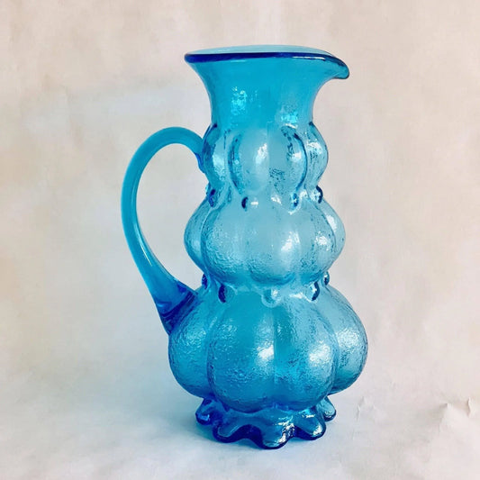 Kanawha Blue Glass Pitcher Jewelry Bubble