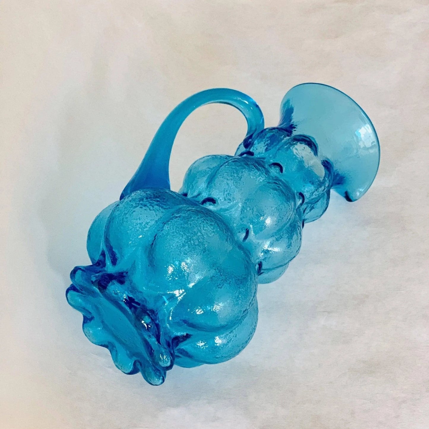 Kanawha Blue Glass Pitcher Jewelry Bubble