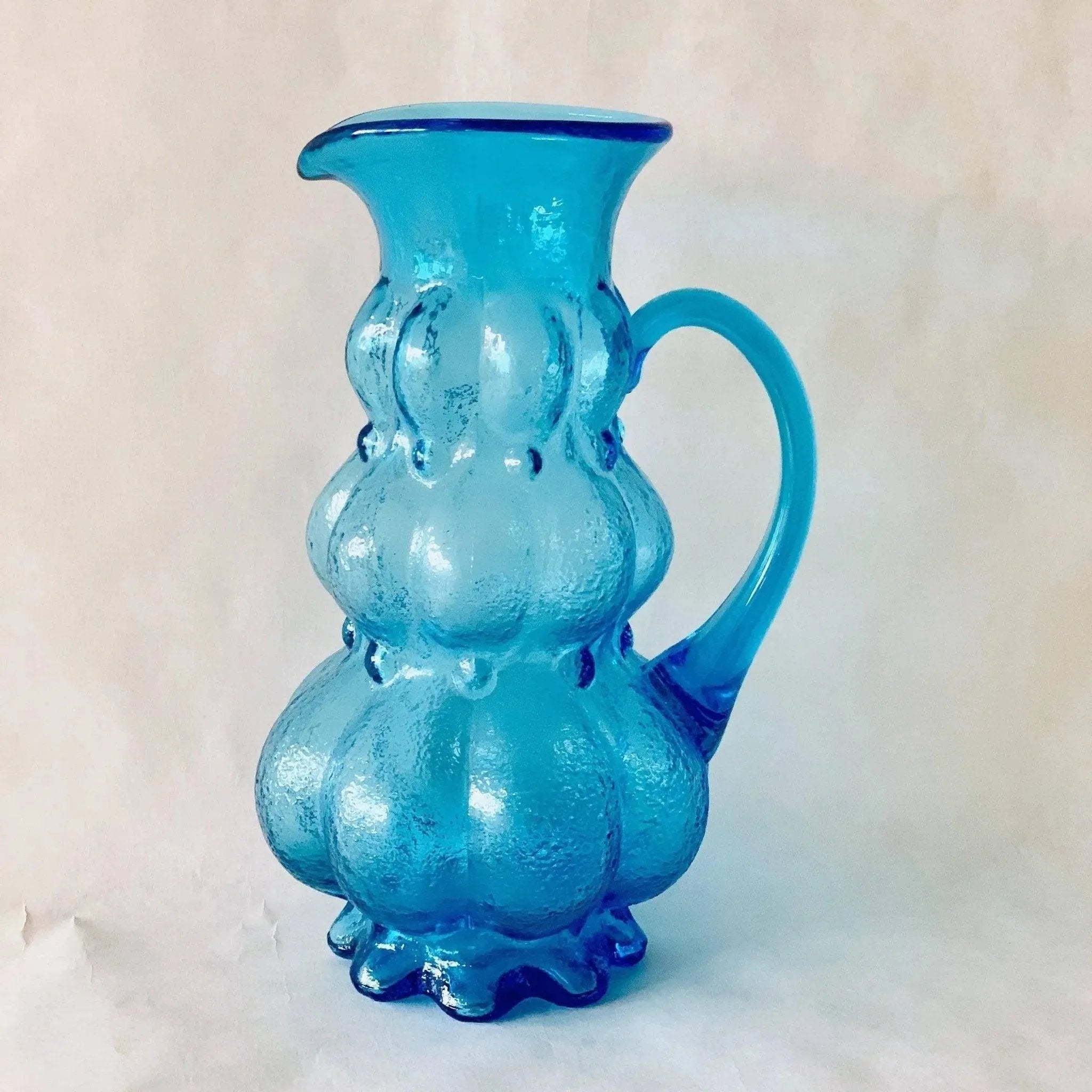 Kanawha Blue Glass Pitcher