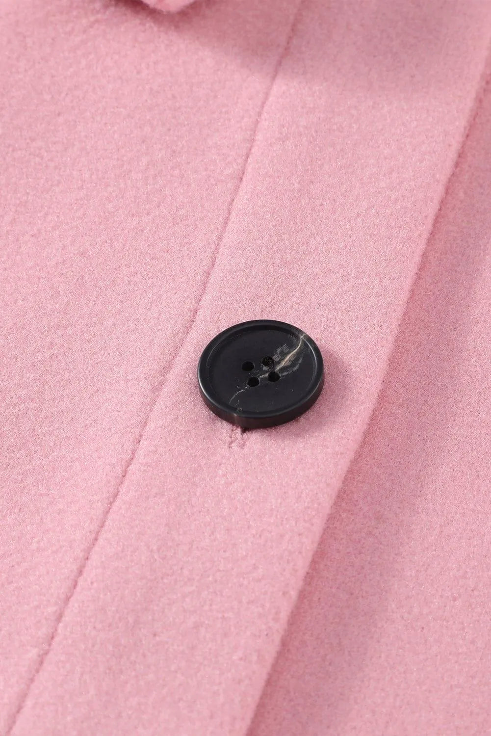 Lapel Button-Down Coat With Chest Pockets Jewelry Bubble