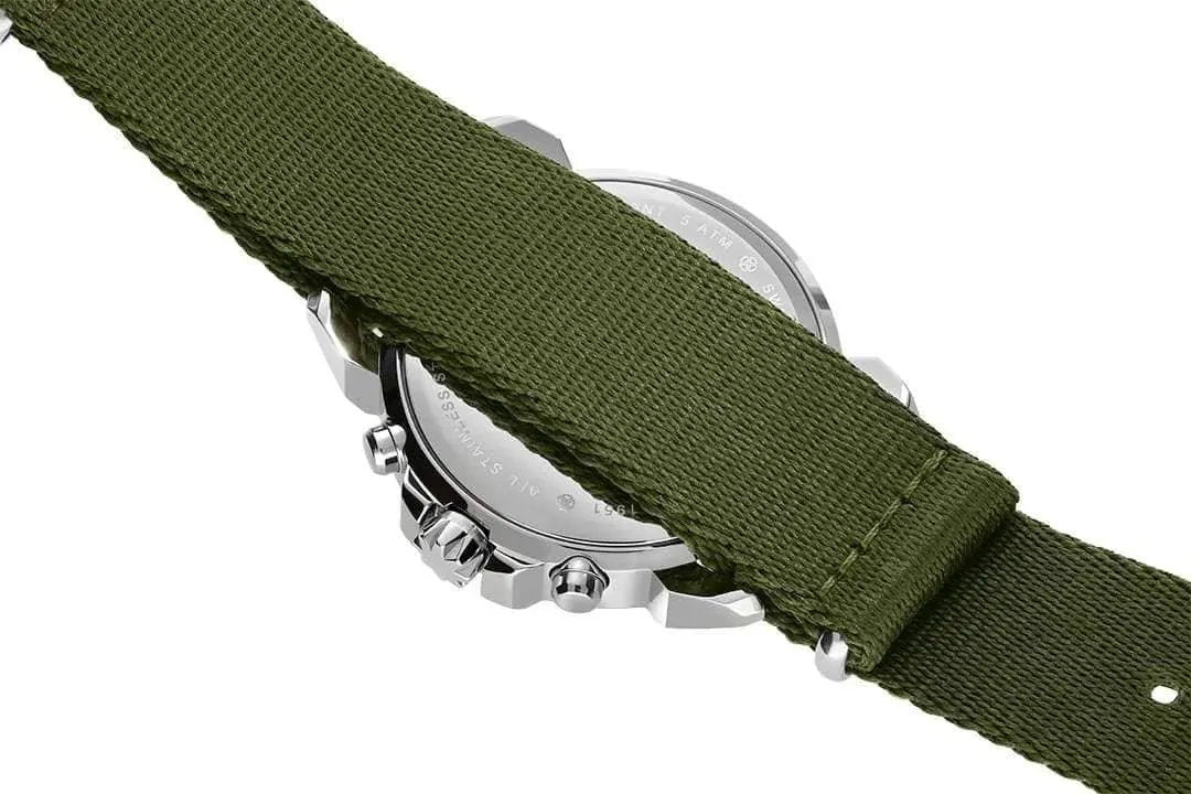 LeWy 15 Swiss Men's Watch Steel Green J7.130.L