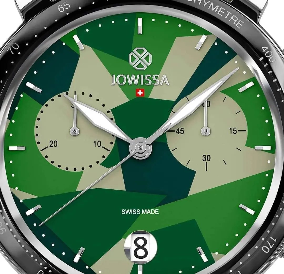LeWy 15 Swiss Men's Watch Steel Green J7.130.L