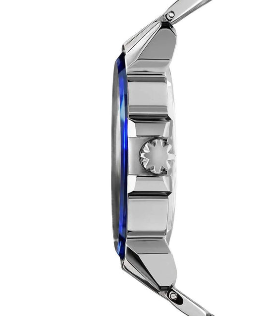 LeWy 3 Swiss Men's Watch Steel Blue J4.255.L Jewelry Bubble