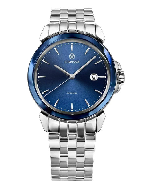 LeWy 3 Swiss Men's Watch Steel Blue J4.255.L Jewelry Bubble