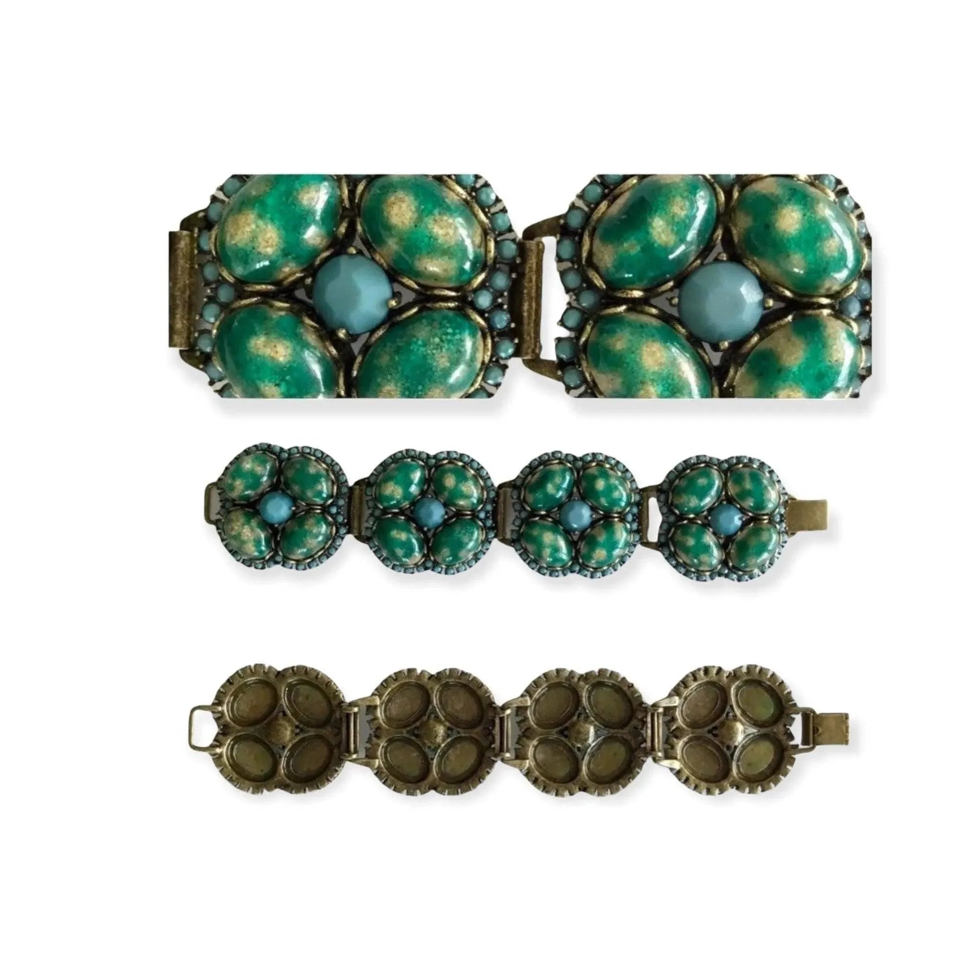 Link Bracelet Cabochon Accent