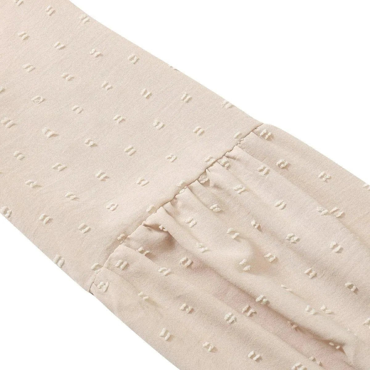 Long Sleeve Swiss Dot Pullover Blouse