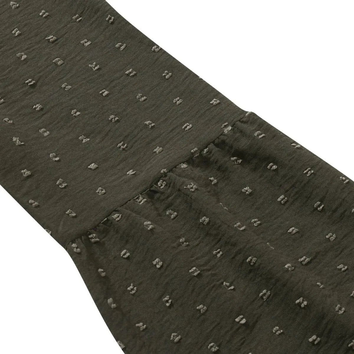 Long Sleeve Swiss Dot Pullover Blouse