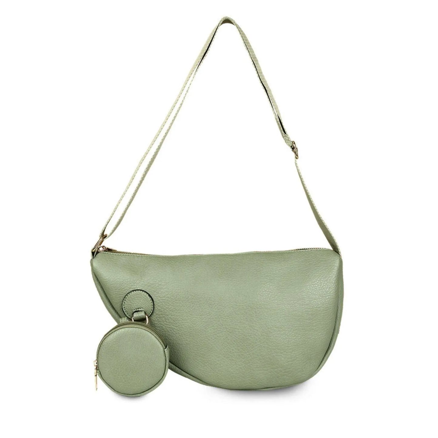 Love Your Look in Women's Light Green Crossbody Bag You Need Jewelry Bubble