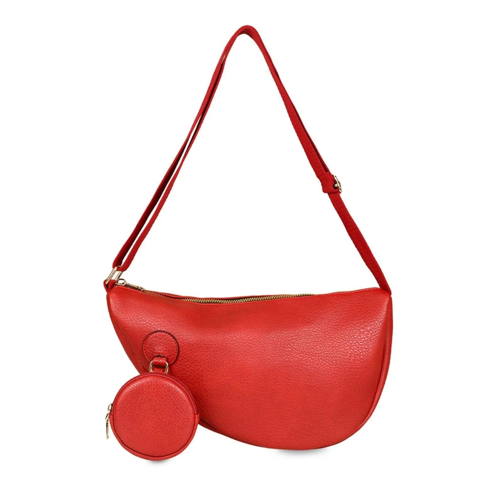 Love Your Look in Women's Red Crossbody Bag You Need Jewelry Bubble