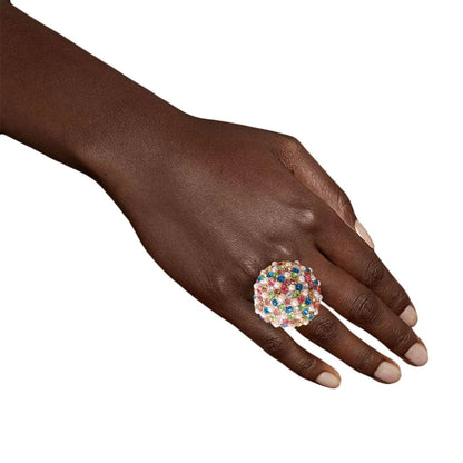 Make a Statement with our Colorful Ring - Order Yours Today! Jewelry Bubble