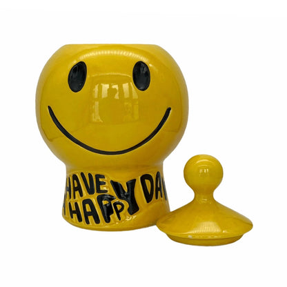 McCoy Smiley Face Cookie Jar Jewelry Bubble