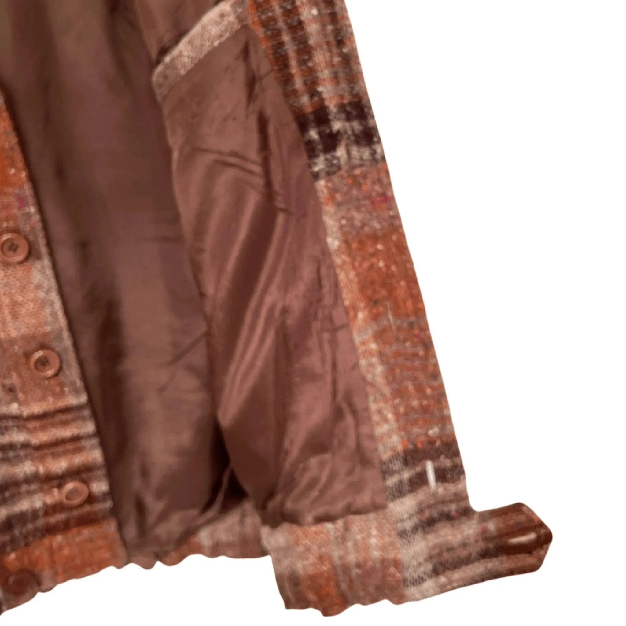 Mens Vintage Multicolor Casual Outdoor Autumn Jacket