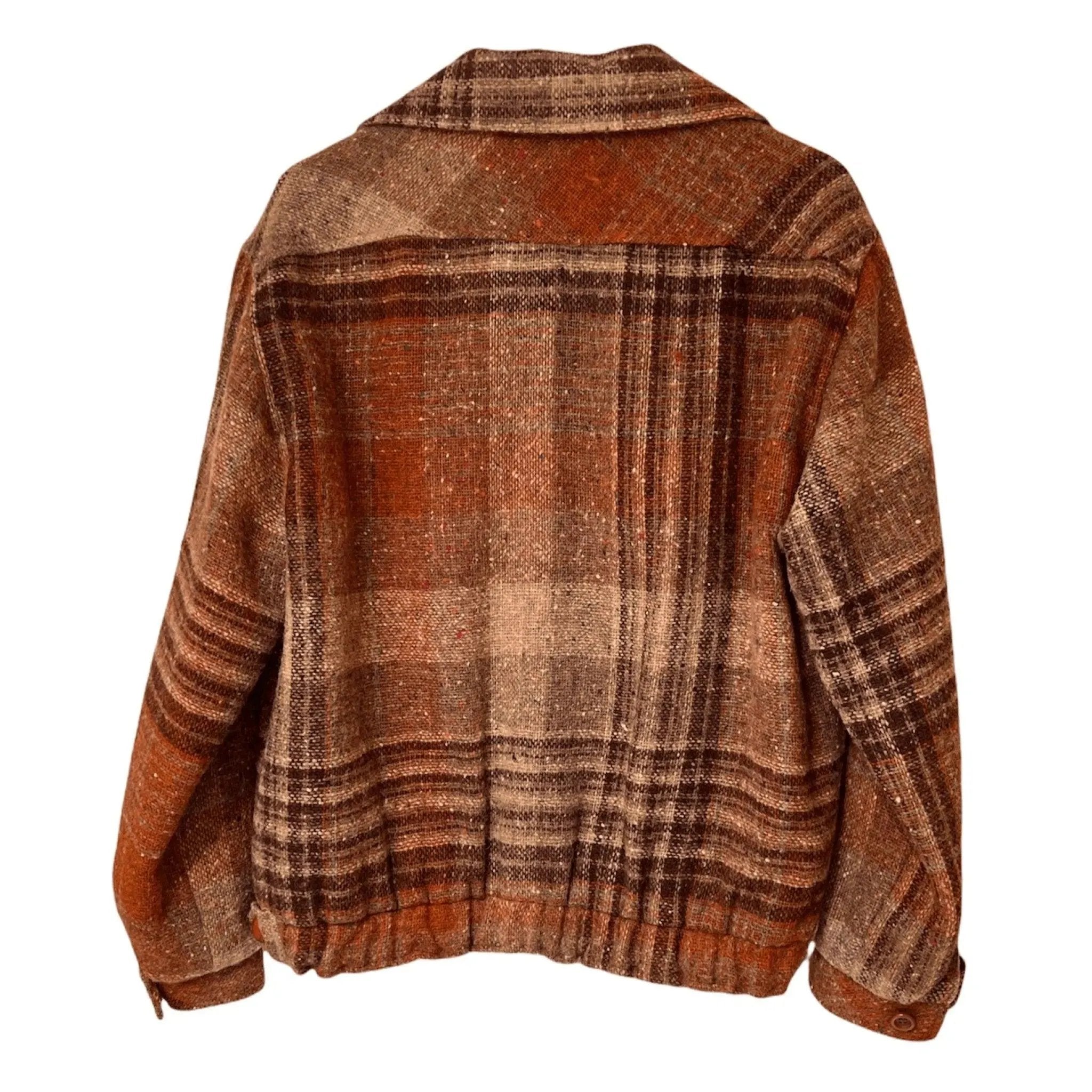 Mens Vintage Multicolor Casual Outdoor Autumn Jacket