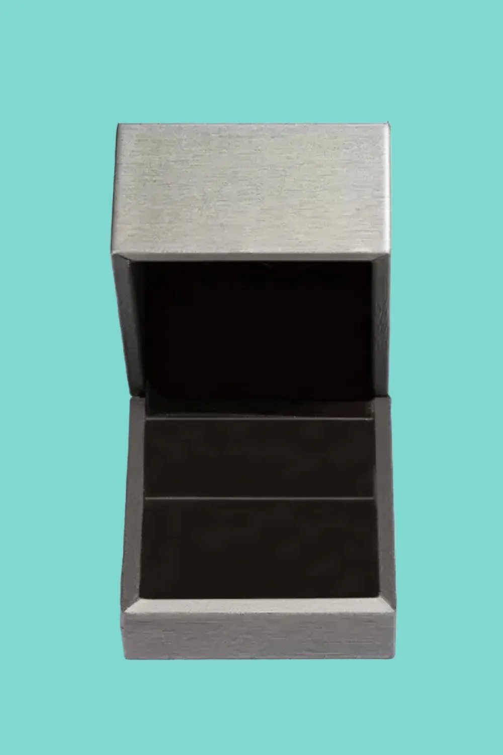 Mid-Century Inspired Heart Solitaire Ring - Sterling Silver