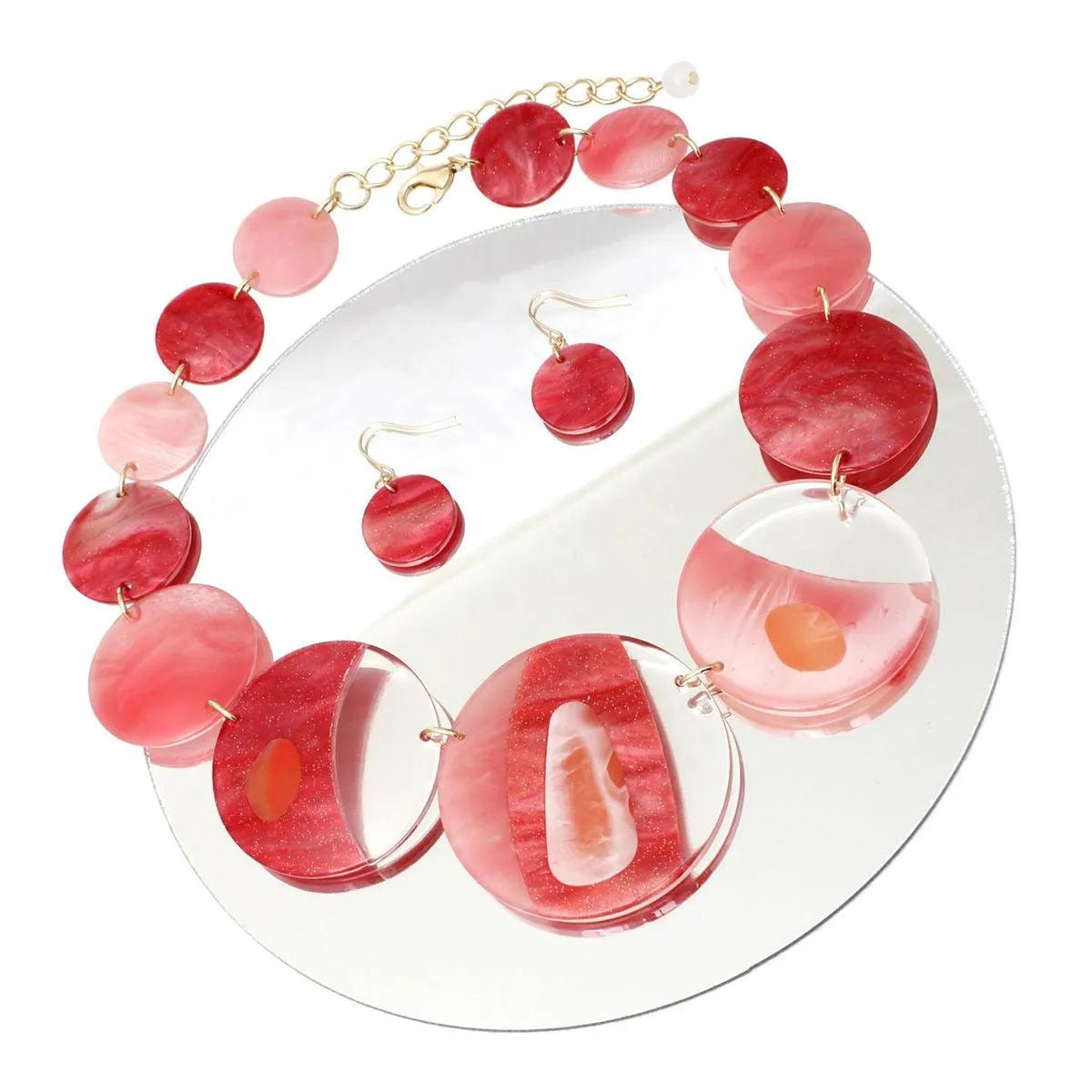 Mix it up Disc Necklace Set - Unique Style You'll Love Jewelry Bubble