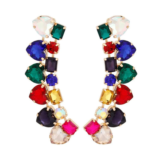 Multicolor Multi Heart Earrings for Stylish Women Pinktown