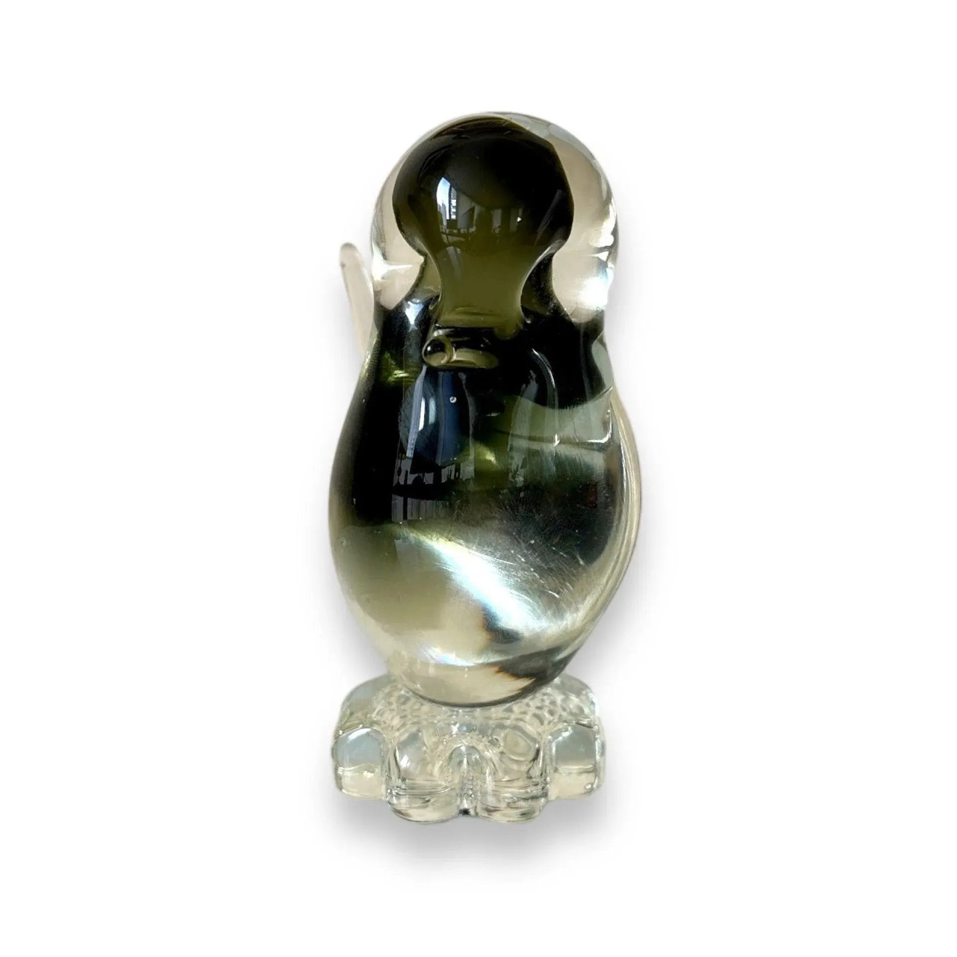 Murano Glass Bird Sculpture – Vintage Handcrafted Art Piece