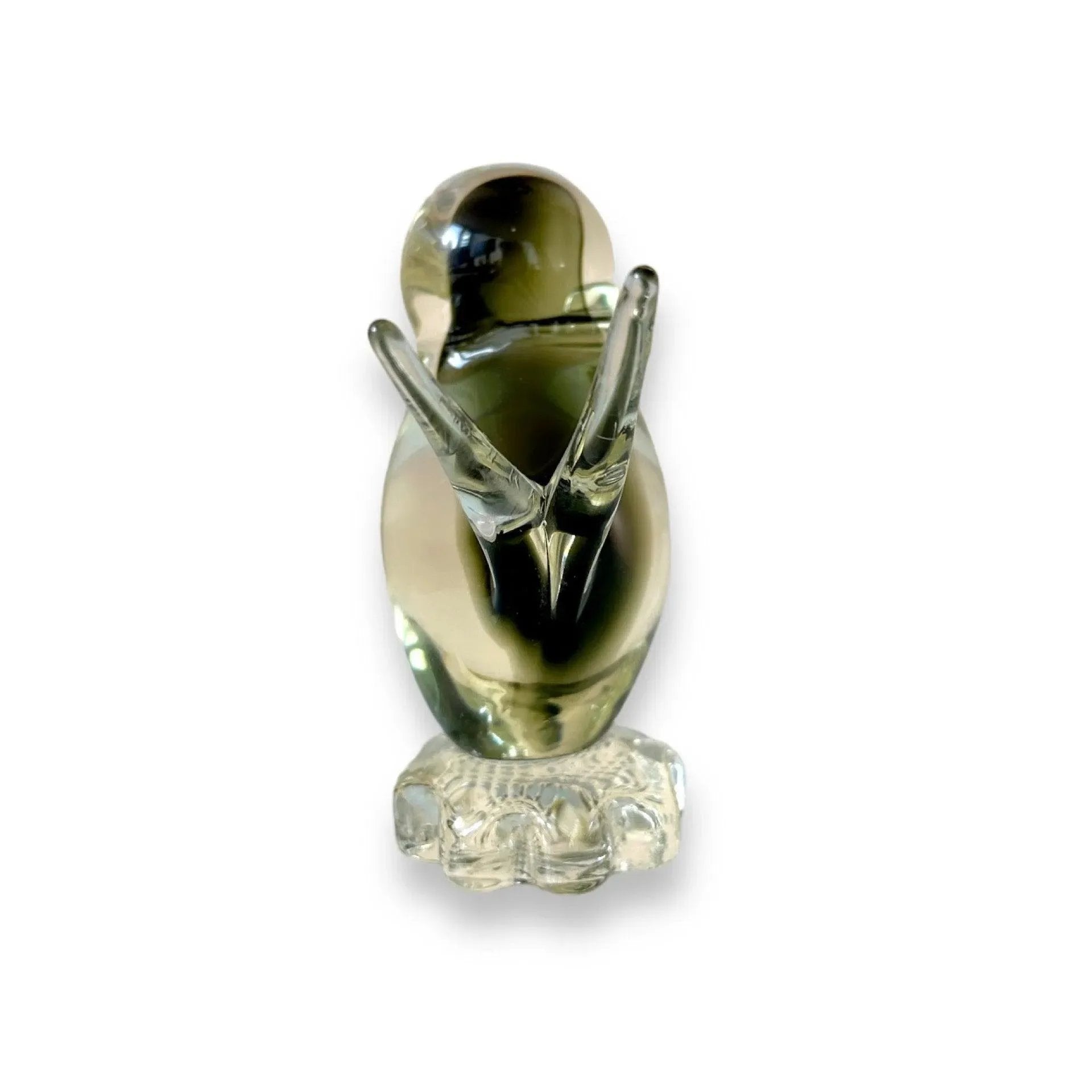 Murano Glass Bird Sculpture – Vintage Handcrafted Art Piece