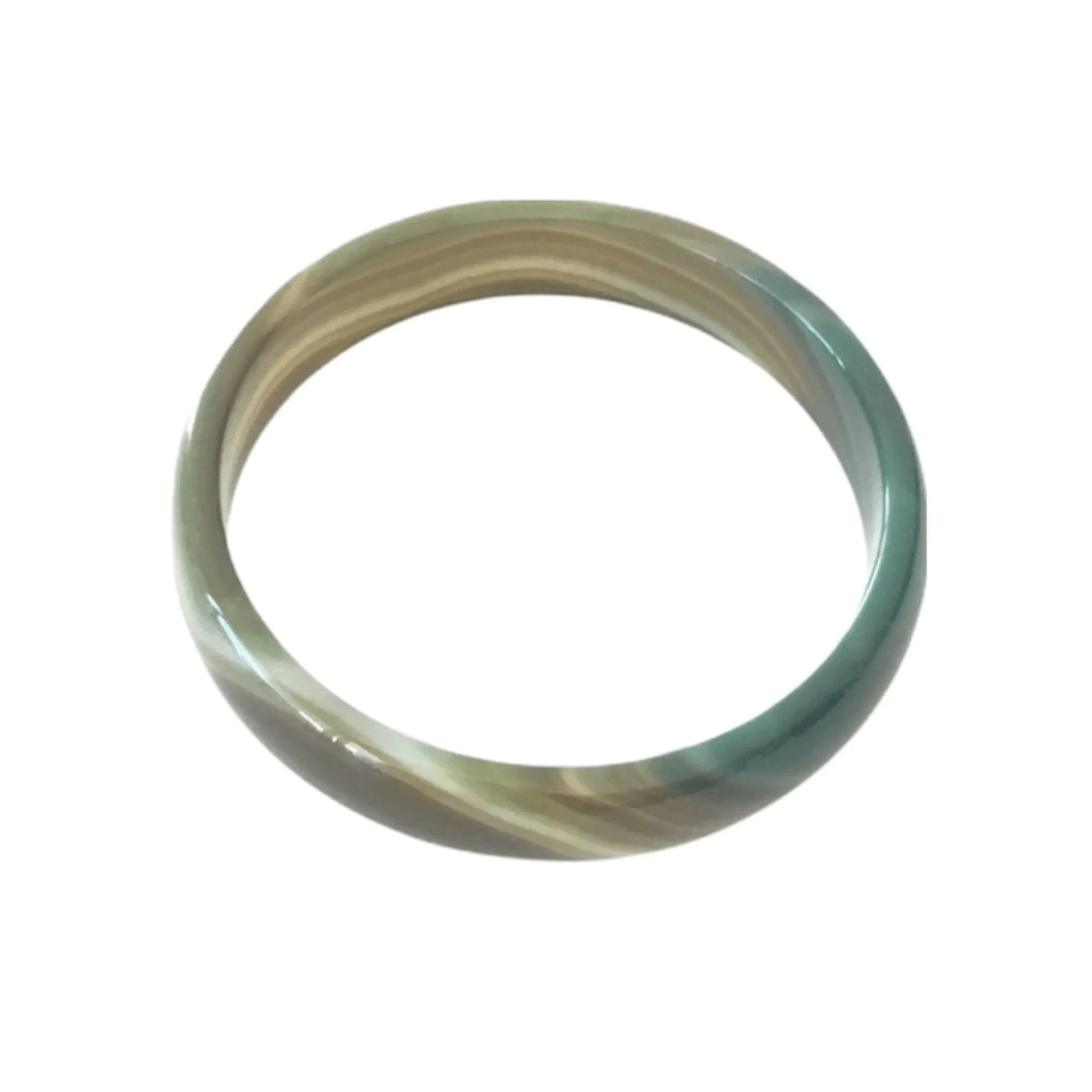 Natural Nephrite Jade Vintage Bangle Jewelry Bubble