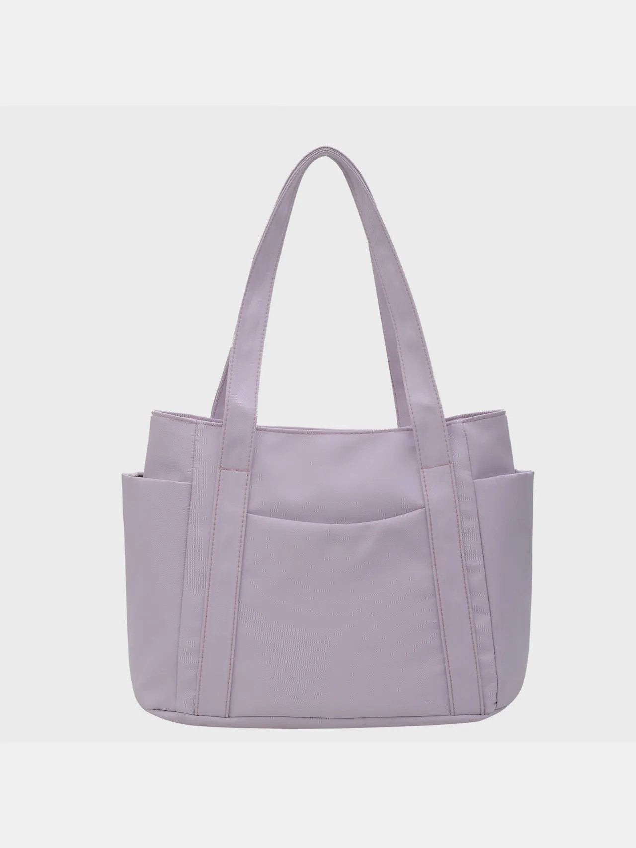 Nylon Oxford Large Tote Bag with Zipper for Women
