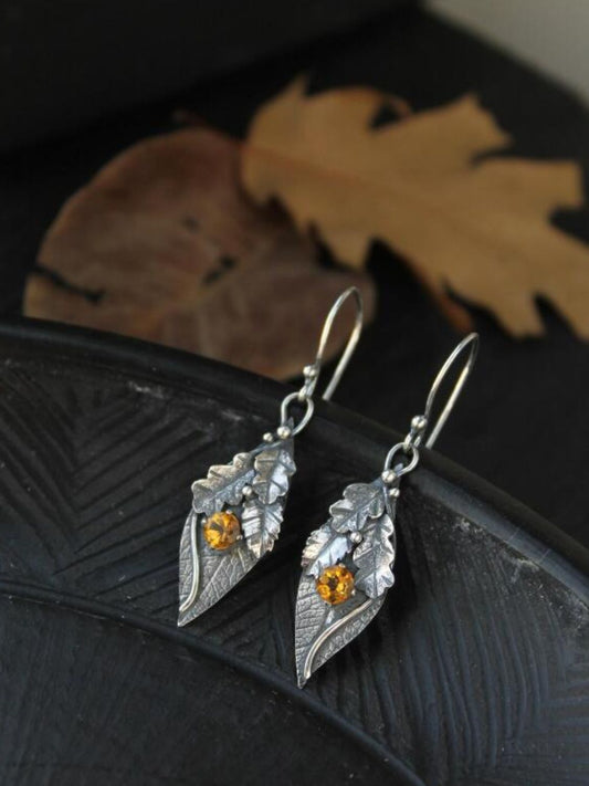 Oak Leaf Design Earrings: Elegant Jewelry for Nature Lovers Trendsi