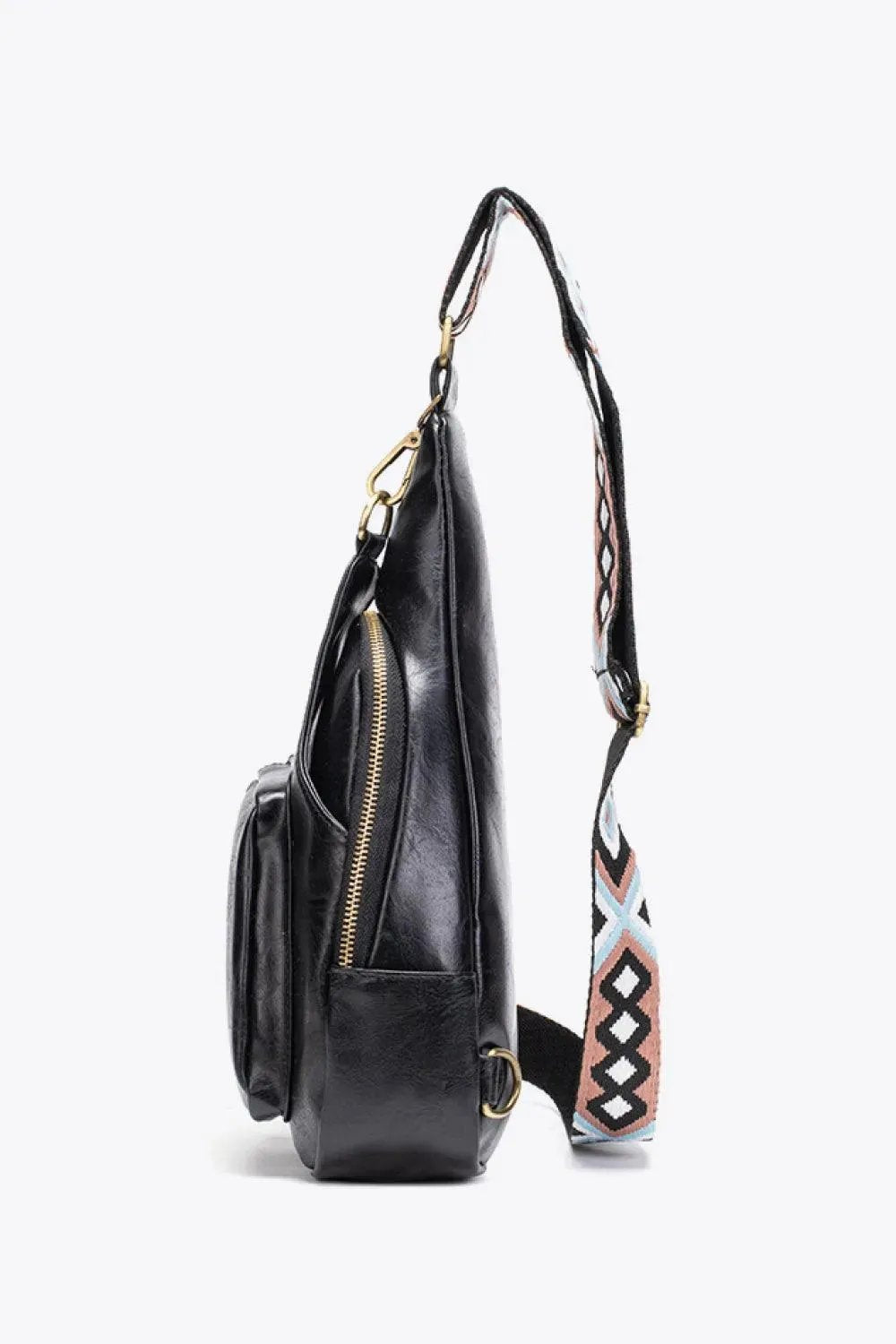 PU Leather Sling Bag - Stylish & Compact Design - Shop Now!