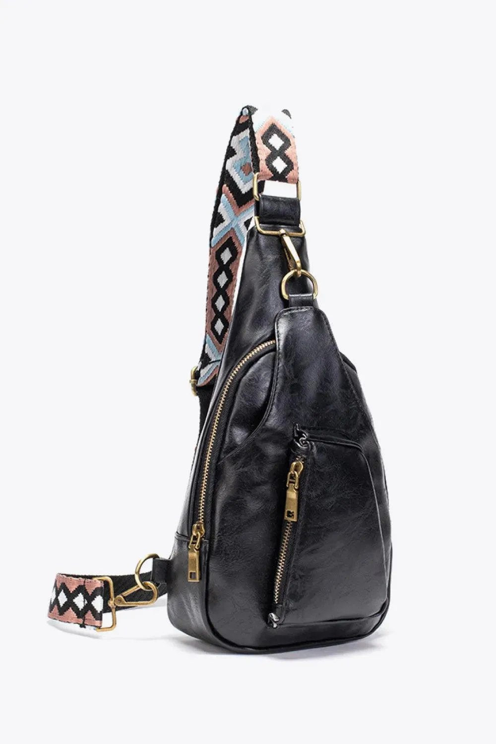 PU Leather Sling Bag - Stylish & Compact Design - Shop Now!