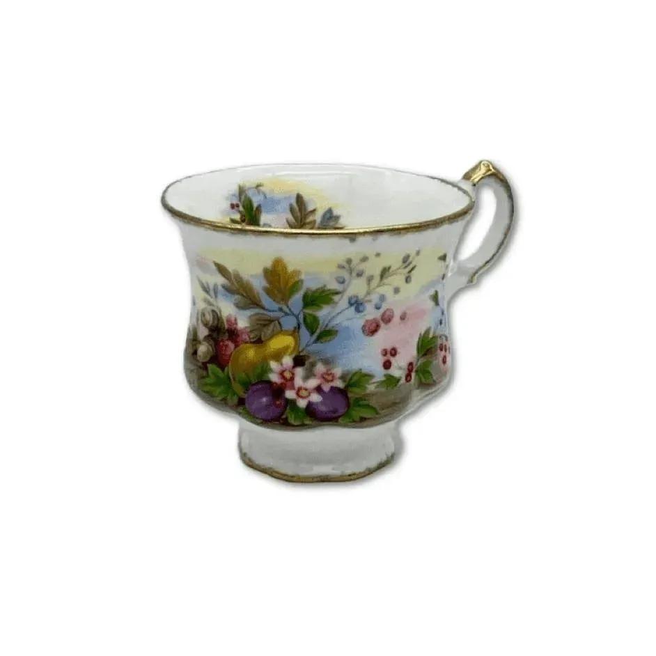 Paragon China, Fruit Pattern Tea Cup Saucer Set