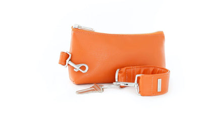 Persimmon Vegan Leather 2-Piece Wristlet Set Jewelry Bubble