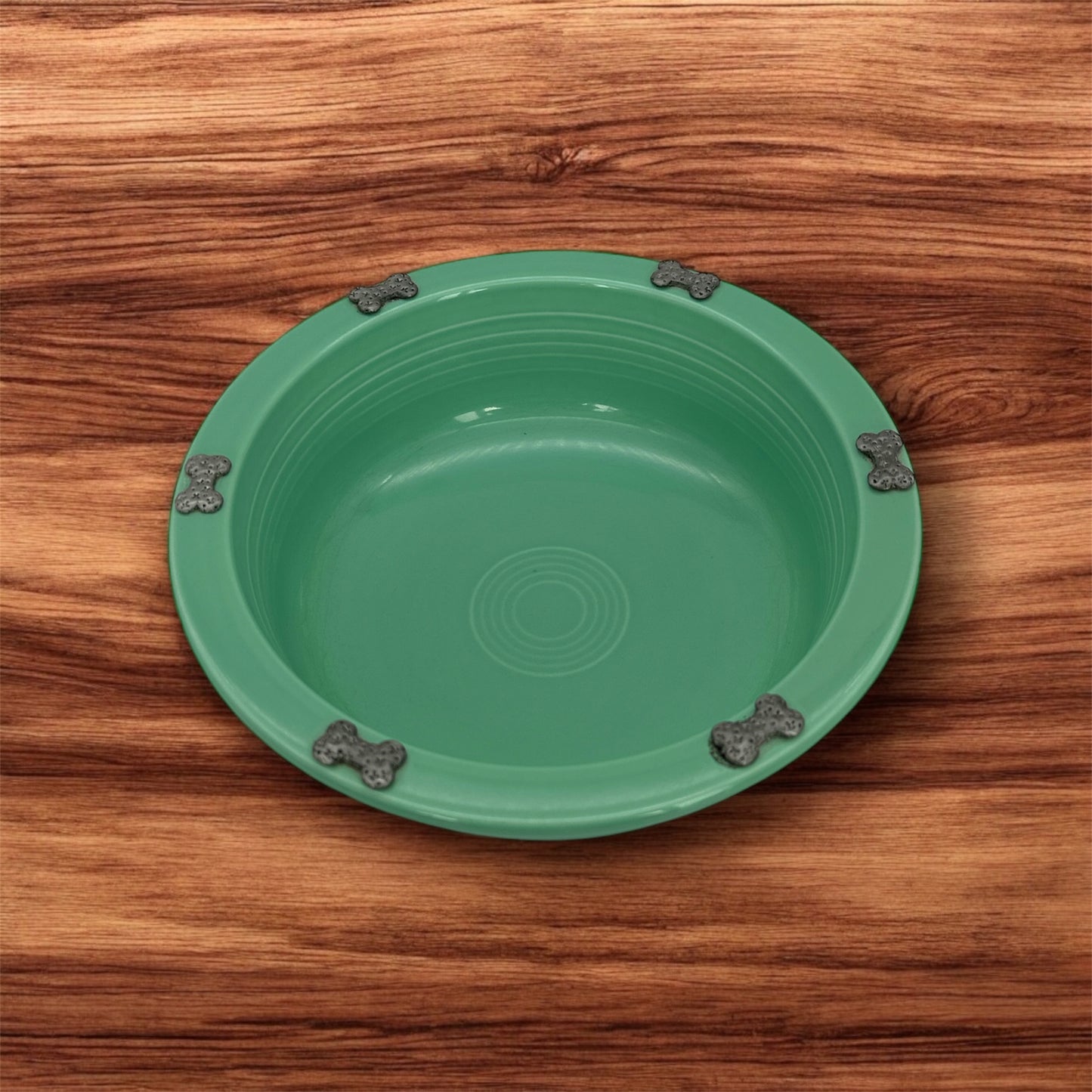 Vintage Collectibles: Fiestaware Sea Mist Green Dog Bowl