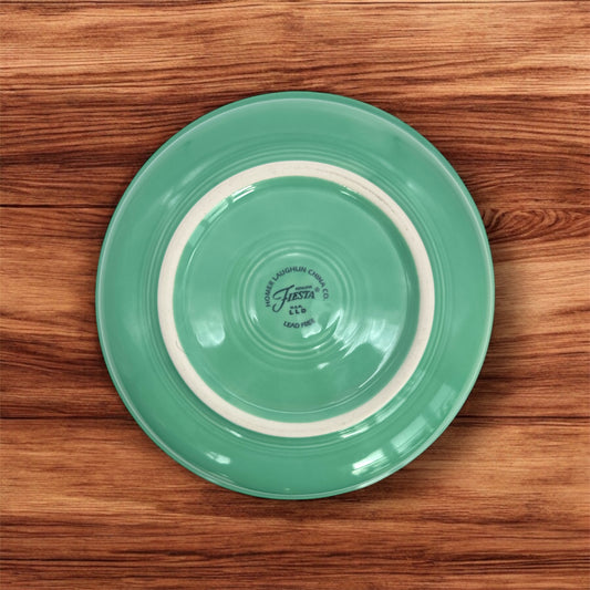 Vintage Collectibles: Fiestaware Sea Mist Green Dog Bowl Jewelry Bubble