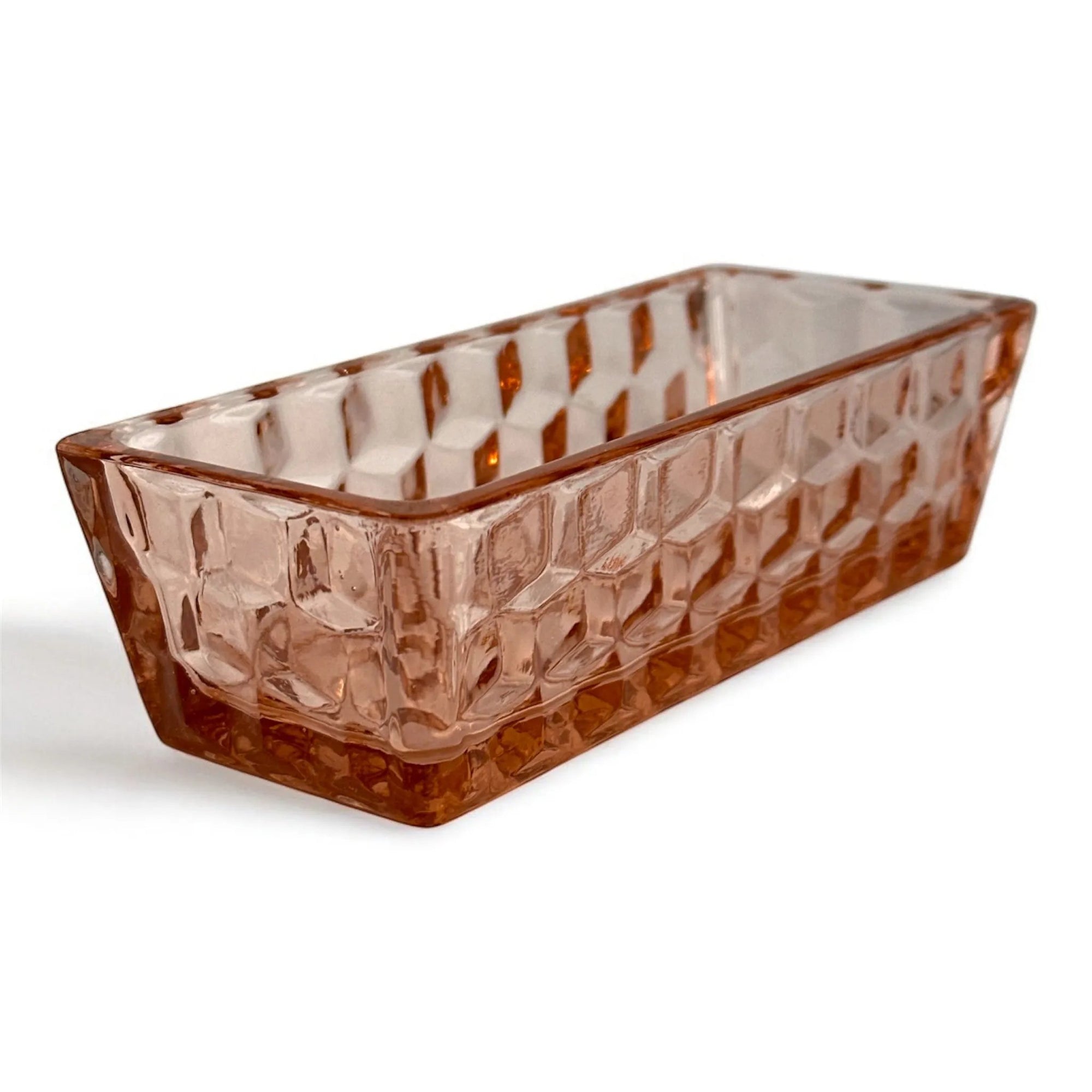 Rare Vintage Pink Depression Glass Butter Dish – Jeannette Glass Co. (1929–1933)