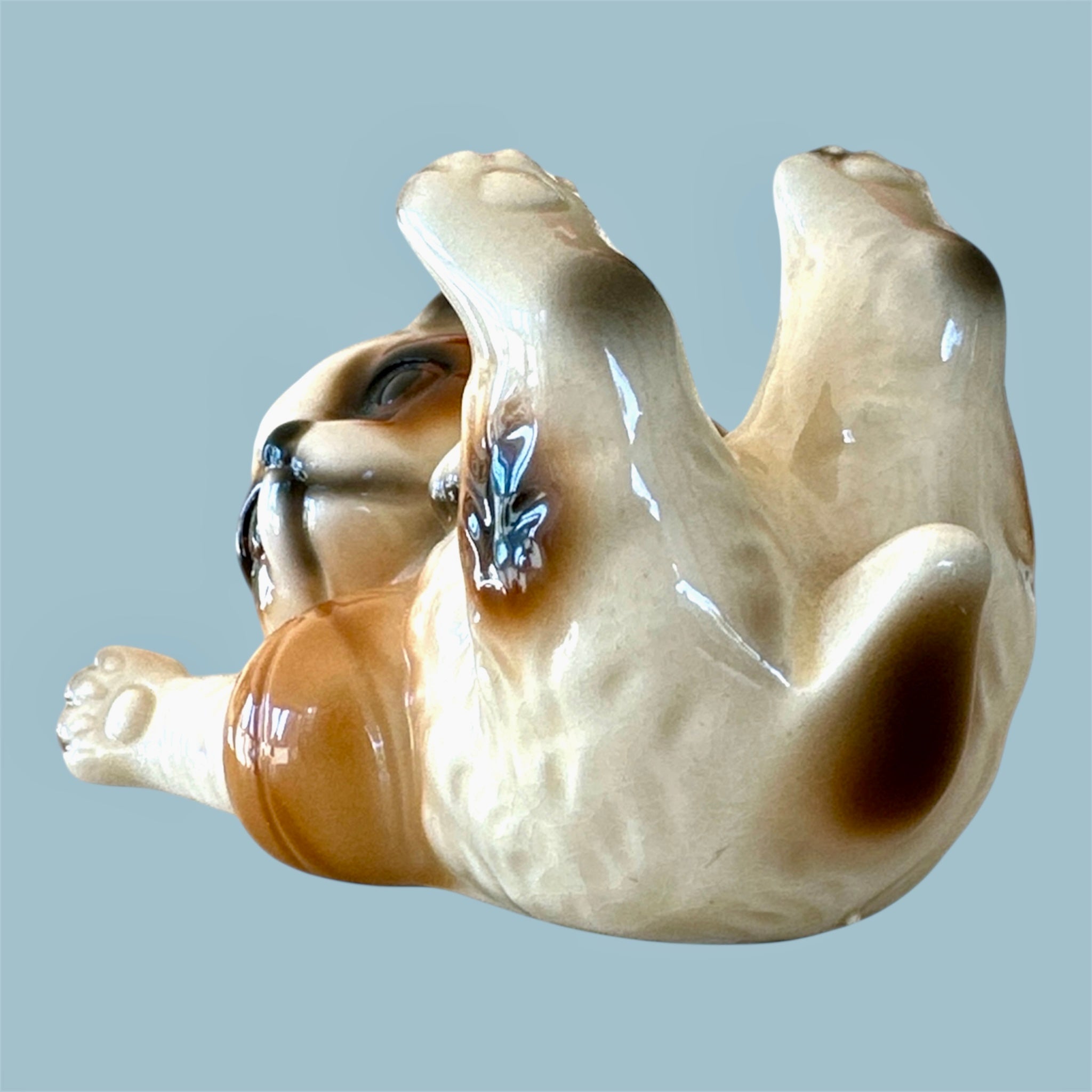 Adorable Vintage Ceramic Cat Figurine